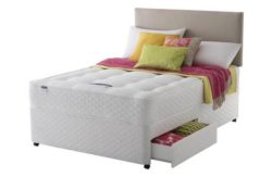 Silentnight McKenna Miracoil 3 Double Divan Bed - 2 Drawer